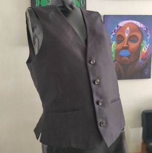 Satin formal vest